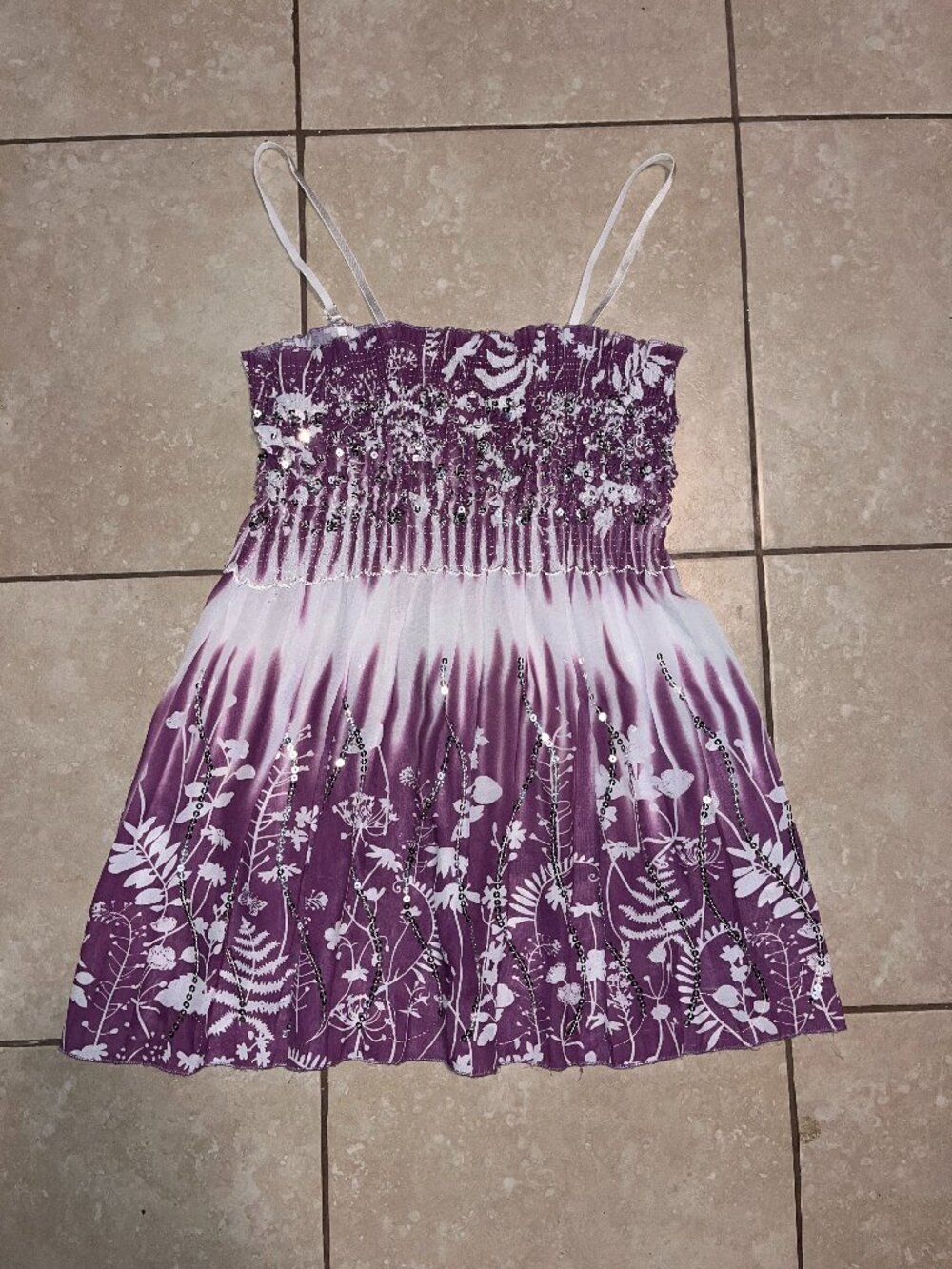 Bizz Girl Brand Flowy Hannah Montana Tank Top- Kid's Size XL